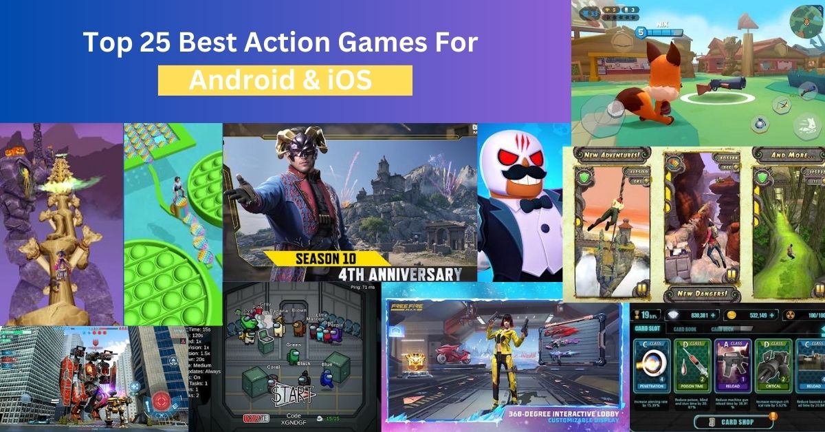 Top best action games for android and ios