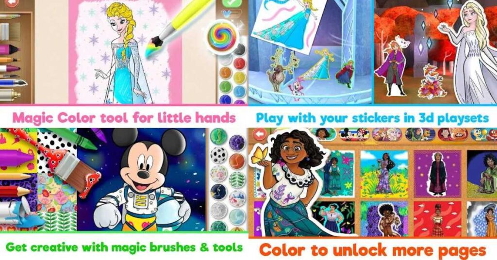 Disney coloring world - best educational apps for kids