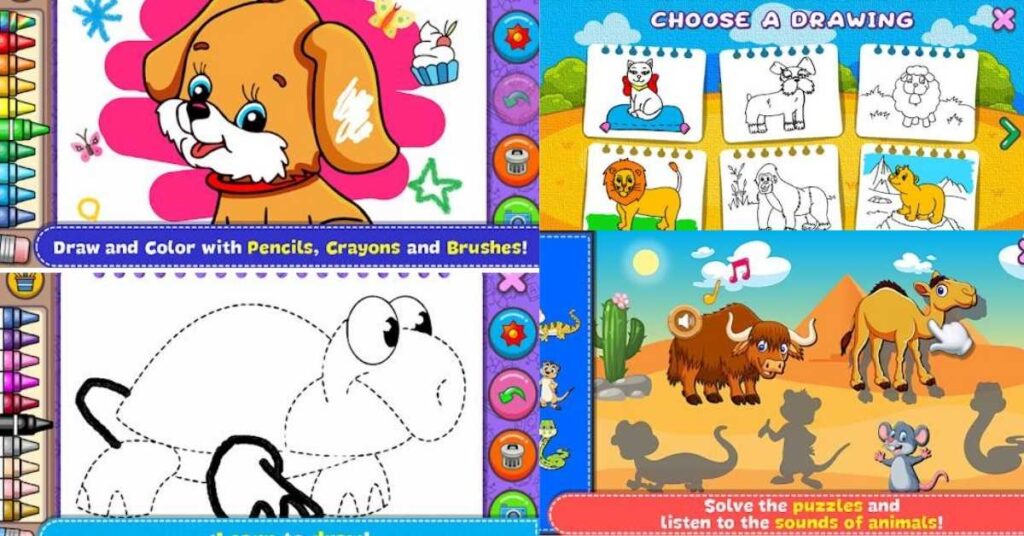 Coloring & learn animals