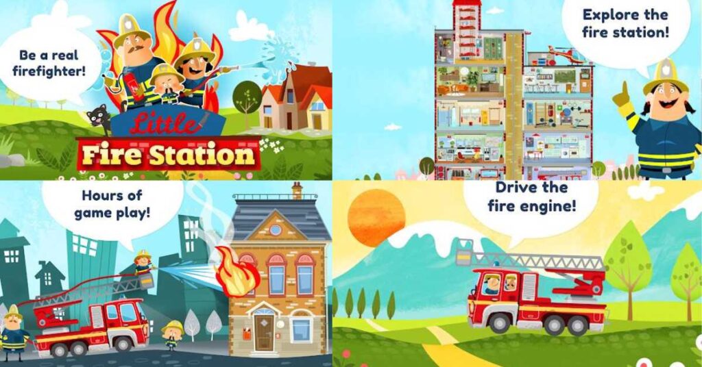 Little fire station game
